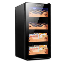 EVEN Dispositivo di Raffreddamento del Sigaro, humidor, Acciaio Inossidabile e Nero, Sigaro 300-400