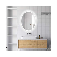 Wall mirror Specchio da Bagno Ovale Nordico Specchio da Bagno con Luce a Specchio a LED Intelligente Specchio per Il Trucco a Parete Specchio da Bagno a Parete