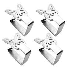 joyMerit 8Pcs Clip per Tovaglia Forte Morsetti per Pesi in Argento con Supporto per