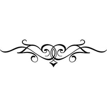 T-MK437 - Adesivi per testiera del letto, 36 x 140 cm, colore: Nero