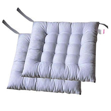 L.TSN Cuscini per mobili da Giardino, Cuscino per Sedia, Cuscino per Sedile in Vimini per Interni/Esterni con Lacci per Antiscivolo, Morbido e Confortevole, Cucina da Giardino di casa, 45 x 45 c
