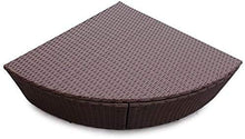Divano Decorativo Vimini Mobili da giardino, Sedia Lounge Garden Combination Sofà, Mobili da giardino Salotto Sedia da giardino Sofà combinato,Brown
