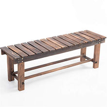 JLLXXG Panca con Scarpetta da Banco in Legno - Forest Garden Forest Sleeper Bench