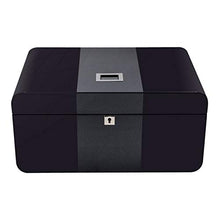 SCDZS 2-Layers Cigar Cabinet con igrometro e umidificatore Black Classic umidificatori for Club Home Page Cigar Box