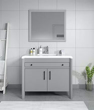 Badplaats B.V. Mobili da Bagno Jura 100 cm Grau - Armadio mobiletto lavabo Mobili Armadietto