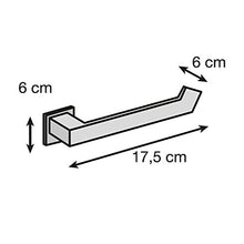 Serie Square - Portarotolo Metallo Cromato