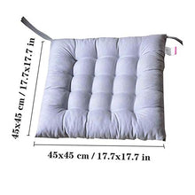 L.TSN Cuscini per mobili da Giardino, Cuscino per Sedia, Cuscino per Sedile in Vimini per Interni/Esterni con Lacci per Antiscivolo, Morbido e Confortevole, Cucina da Giardino di casa, 45 x 45 c