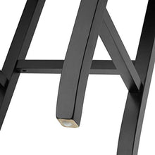 TecTake Sgabelli da bar design noir sgabello 111cm - disponibile in diversi colori - (Nero)