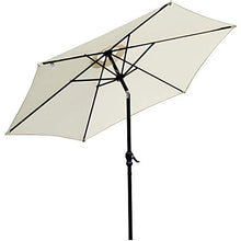 Ombrellone da giardino bianco diametro 2 m