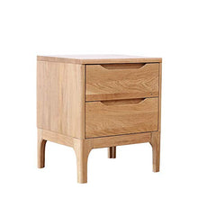 XUSHEN-HU Legno Comodino 2 cassetti Design dell'organizzatore di immagazzinaggio Night Stand for Camera Tavolo d'angolo