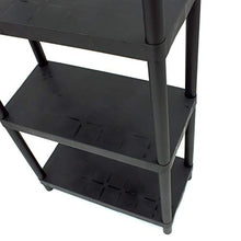 Keter - Scaffale di Plastica Sigma Solid di Curver con 5 Mensole Colore: Nero