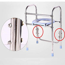 GYCS Sedia da Bagno Comoda e Cornice per WC Surround WC Confortevole, WC-Doccia, Bagno in Acciaio Inossidabile, Supporto per Bagno/Sicurezza WC scivoloso Guardrail