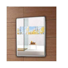 Specchio Bagno 80x60x2 cm con cornice cromata Karag
