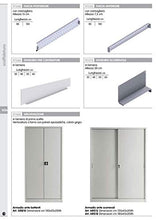 nextradeitalia 1PZ METALLO-ARMADIO PER UFFICIO ARS18 DIMENSIONI CM 180X45X200H COLORE GRIGIO