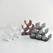 Alessi Noè GIA13 B - Portabottiglie di Design in Resina Termoplastica, Nero