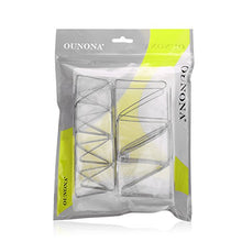 Ounona - 20 mollette per tovaglia, 2 diverse misure, per feste, picnic, acciaio INOX