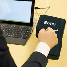 BSTQC - Cuscino con pulsante di inserimento USB, per adulti, per pisolini, ufficio, regalo per colleghi e amici