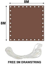 MVNZXL Crittografia Ispessimento Rete ombreggiante, Rete Resistente ai Raggi UV 85% con Occhielli, Rete Isolante Termica per Cortile Esterno Balcone Domestico, 1 × 1 m