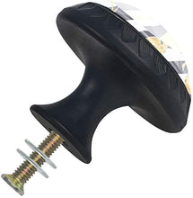 Striscia di fenicottero dorato bianco con paillettes nero Pomelli per Porta Set di 4 Pomelli per Mobili Manopole per Cassetti Cucina Armadio Vetro