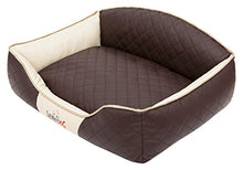 Hobbydog Elite - Lettino per Cani, XL, Lati Marrone/Beige