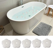 FLAMEER 5 X Spugna Cremosa per Assorbire L'olio per Piscine E Spa della Vasca Idromassaggio - Bianco, cavità del Fiore