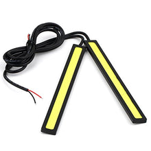 SaySure - 1pair(2pcs) 12V Ultra-Thin COB Chip LED Car Auto DRL Daytime