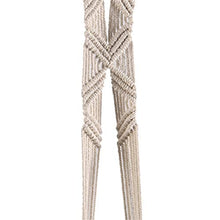 MICROSHE Macrame Plant Hanging Planter Fodera in Cotone per Interni da Interni, Set di 3, per Bambini (Colore : Beige, Dimensione : Set of 3)