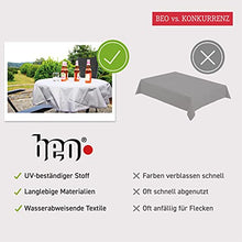 Gartenstuhl-Kissen Quadratische wasserabweisende Tischdecke 100% Polyester in Anthrazit 160cm rund
