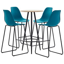 Set da Bar 5 pz in Plastica Turchese