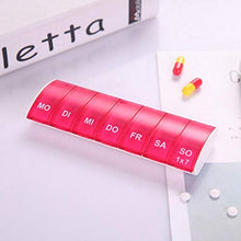 Contenitore per pillole, 7 giorni, organizzatore per pillole, 7 giorni, in plastica