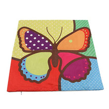 Weiy - Set di cuscini decorativi, motivo: fiori e uccelli, farfalle