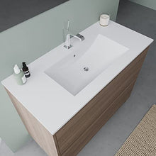 Kiamami Valentina MOBILE CON LAVABO A TERRA 100 CM QUERCIA| LAGUNA
