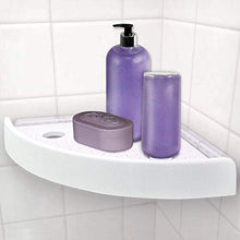 ACEHE Mensola angolare da parete per cucina e bagno, con ventosa, a triangolo