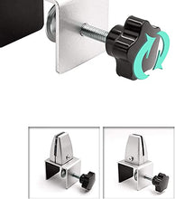 XYEQZ Staffa di Supporto Divisorio per Scrivania da Ufficio in Alluminio da 2 Pezzi, Supporto per Clip per Pannello Privacy con Base Autoportante per Schermo in Plexiglass O Acrilico,Argento,A