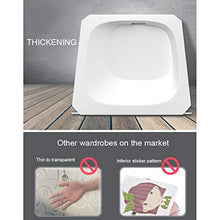 Armadio Plastica immagazzinaggio Pieghevole Guardaroba Semplice Assemblato Composizione (2 Stili) HAODAMAI (Size : 147x47x183cm(A))
