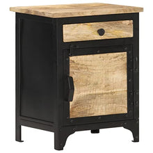 vidaXL Comodino 40x30x50 cm in Legno Massello di Mango