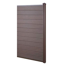 Mendler Pannello supplementare frangivento Stretto Privacy Sarthe WPC 95cm Marrone