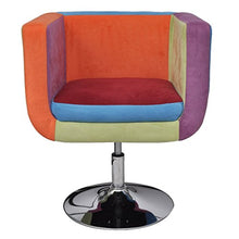 Festnight Sedia Cubo Sgabelli da Bar e Pranzo, Patchwork Altezza Regolabile
