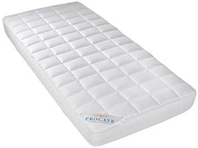 PROCAVE - Coprimaterasso MICRO-COMFORT con bordo elasticizzato, Tessuto, bianco, 160 x 190 cm