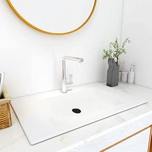 vidaXL Lavabo da Incasso 600x460x130 mm in SMC Bianco