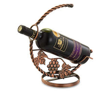 FCXBQ Portabottiglie per Vino Espositore per Vino da appoggio in Metallo per Bottiglia Singola Espositori da Terra per Rack per Decorazioni per la casa