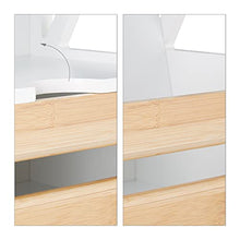 Relaxdays 10020974 Armadietto 5 Ripiani, Piccolo, Multiuso, Mobile da Bagno, Scaffale Cucina, Bianco