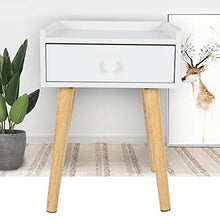 zcyg Comodino Comodini Cabina Armadio Comodino, Semplice Camera da Letto Moderna Comodino Cassetto Cassetto Mobile Comodino (Bianco)