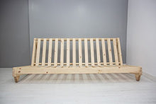 Futon On Line Divano Letto Zúrich, Naturale, Copertina Ecru, 200 x 140 cm.