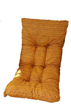 CUSCINI CUSCINO (GIALLO/ARANCIONE) IMBOTTITO DI RICAMBIO PER POLTRONA SDRAIO RELAX TESSUTO ANTISTRAPPO