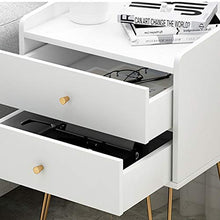 MHUI Comodino Piccolo, Comodino retrò per Camera da Letto Comodini in Legno con cassetti, Semplice Comodino per Soggiorno