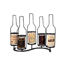 PZW Cremagliera Del Vino Semplice e Creativa Loft Espositore per Vini in Ferro Art Decoro Cafe Bar