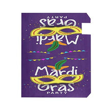 Mardi Gras Party Carnevale Coriandoli Casella Postale Copre Magnetica Giardino Cortile Decorazione Casa Dimensioni Standard 53,3 cm x 45,7 cm