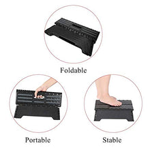 Sgabello Pieghevole Portatile per Bagno Nero, sgabello pieghevole in plastica Sgabello pieghevole pieghevole per cucina Bagno uso da viaggio