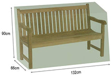 HBCOLLECTION Copri Telo di Copertura per panchina da Giardino 132cm